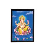 eCraftIndia Lord Ganesha Satin Matt Texture UV Art Painting