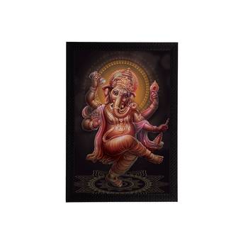 eCraftIndia Lord Ganesha Satin Matt Texture UV Art Painting 1