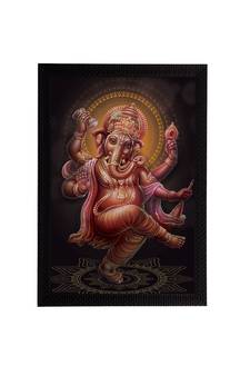 eCraftIndia Lord Ganesha Satin Matt Texture UV Art Painting