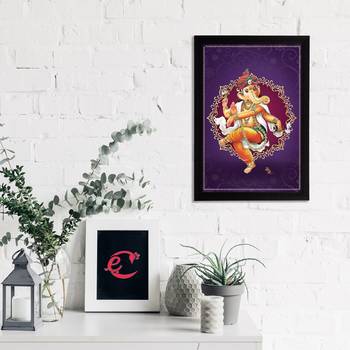 eCraftIndia Lord Ganesha Satin Matt Texture UV Art Painting 2