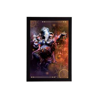 eCraftIndia Lord Ganesha Satin Matt Texture UV Art Painting 1