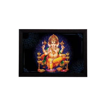 eCraftIndia Lord Ganesha Satin Matt Texture UV Art Painting 1