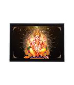 eCraftIndia Lord Ganesha Satin Matt Texture UV Art Painting