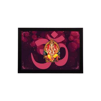 eCraftIndia Lord Ganesha Satin Matt Texture UV Art Painting 1