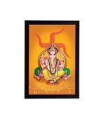 eCraftIndia Lord Ganesha Satin Matt Texture UV Art Painting