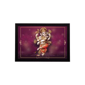 eCraftIndia Lord Ganesha Satin Matt Texture UV Art Painting 1