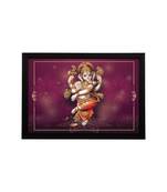 eCraftIndia Lord Ganesha Satin Matt Texture UV Art Painting