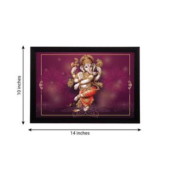 eCraftIndia Lord Ganesha Satin Matt Texture UV Art Painting 4