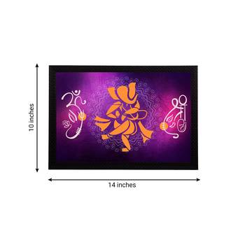 eCraftIndia Lord Ganesha Satin Matt Texture UV Art Painting 4