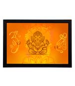 eCraftIndia Lord Ganesha Satin Matt Texture UV Art Painting