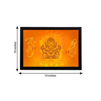 eCraftIndia Lord Ganesha Satin Matt Texture UV Art Painting 4