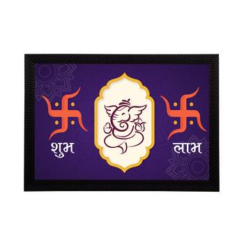 eCraftIndia Lord Ganesha Satin Matt Texture UV Art Painting 1