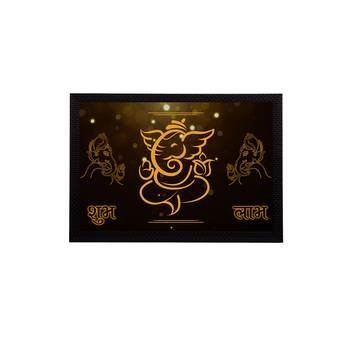 eCraftIndia Lord Ganesha Satin Matt Texture UV Art Painting 1