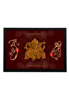 eCraftIndia Lord Ganesha Satin Matt Texture UV Art Painting