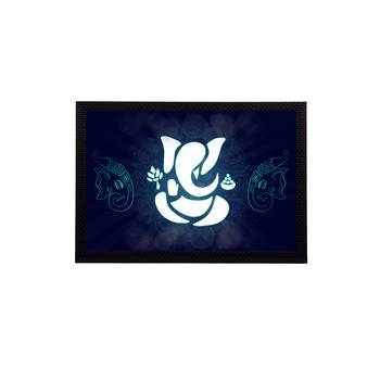 eCraftIndia Lord Ganesha Satin Matt Texture UV Art Painting 1