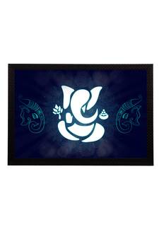 eCraftIndia Lord Ganesha Satin Matt Texture UV Art Painting