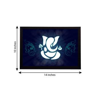 eCraftIndia Lord Ganesha Satin Matt Texture UV Art Painting 4
