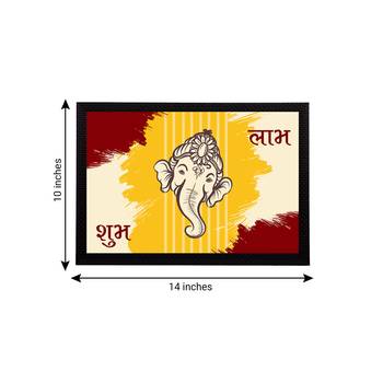 eCraftIndia Lord Ganesha Satin Matt Texture UV Art Painting 4