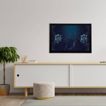 eCraftIndia Lord Ganesha Satin Matt Texture UV Art Painting 3