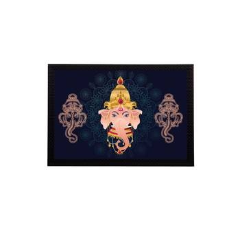eCraftIndia Lord Ganesha Satin Matt Texture UV Art Painting 1