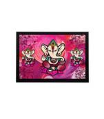 eCraftIndia Lord Ganesha Satin Matt Texture UV Art Painting