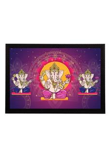 eCraftIndia Lord Ganesha Satin Matt Texture UV Art Painting