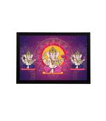 eCraftIndia Lord Ganesha Satin Matt Texture UV Art Painting