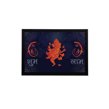 eCraftIndia Lord Ganesha Satin Matt Texture UV Art Painting 1
