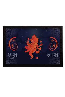 eCraftIndia Lord Ganesha Satin Matt Texture UV Art Painting