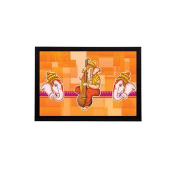 eCraftIndia Lord Ganesha Satin Matt Texture UV Art Painting 1