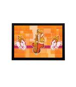 eCraftIndia Lord Ganesha Satin Matt Texture UV Art Painting