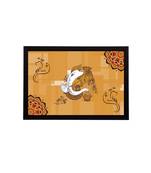 eCraftIndia Lord Ganesha Satin Matt Texture UV Art Painting