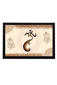 eCraftIndia Lord Ganesha Satin Matt Texture UV Art Painting