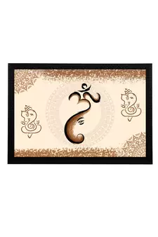 eCraftIndia Lord Ganesha Satin Matt Texture UV Art Painting