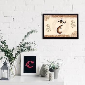 eCraftIndia Lord Ganesha Satin Matt Texture UV Art Painting 2