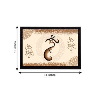 eCraftIndia Lord Ganesha Satin Matt Texture UV Art Painting 4