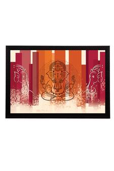 eCraftIndia Lord Ganesha Satin Matt Texture UV Art Painting