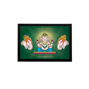 eCraftIndia Lord Ganesha Satin Matt Texture UV Art Painting 1