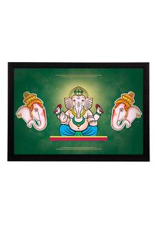 eCraftIndia Lord Ganesha Satin Matt Texture UV Art Painting