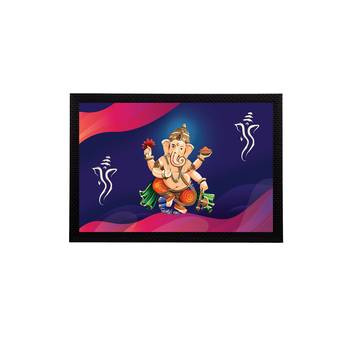eCraftIndia Lord Ganesha Satin Matt Texture UV Art Painting 1