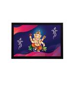 eCraftIndia Lord Ganesha Satin Matt Texture UV Art Painting
