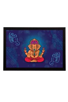 eCraftIndia Lord Ganesha Satin Matt Texture UV Art Painting