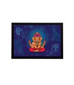 eCraftIndia Lord Ganesha Satin Matt Texture UV Art Painting
