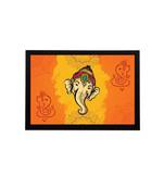 eCraftIndia Lord Ganesha Satin Matt Texture UV Art Painting