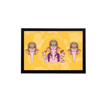 eCraftIndia Lord Ganesha Satin Matt Texture UV Art Painting 1