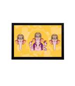 eCraftIndia Lord Ganesha Satin Matt Texture UV Art Painting