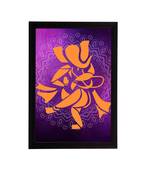 eCraftIndia Lord Ganesha Satin Matt Texture UV Art Painting