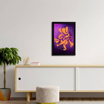 eCraftIndia Lord Ganesha Satin Matt Texture UV Art Painting 3