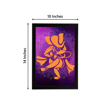 eCraftIndia Lord Ganesha Satin Matt Texture UV Art Painting 4