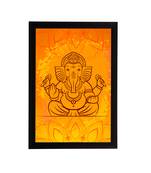 eCraftIndia Lord Ganesha Satin Matt Texture UV Art Painting